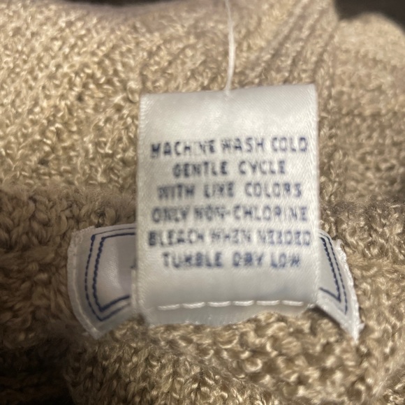 Jennifer Moore Womens Tan/buff Long Sleeves Button Front Cardigan Sweater M - Picture 12 of 16